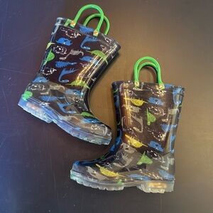 Dinosaur Rain boots Size 7 Baby/Toddler